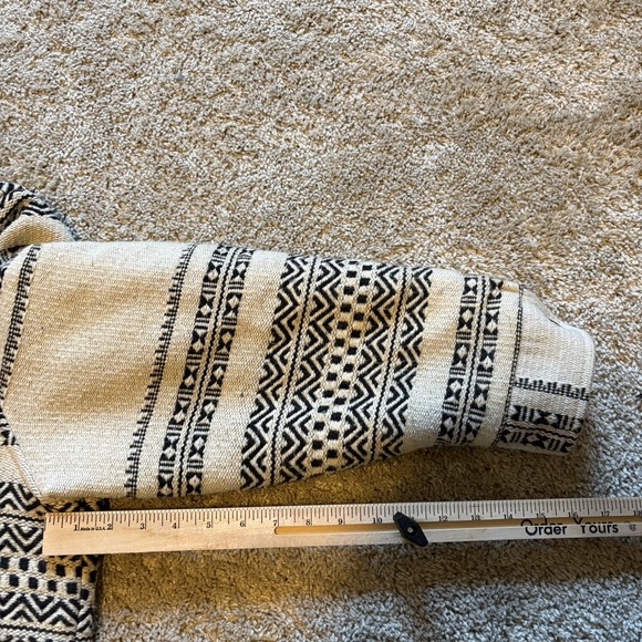 Vintage 90s Western Style Full Zip Jacket Mens Medium Blanket Lined Wool Blend - Picture 8 of 8